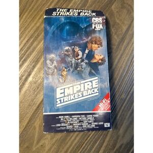 Star Wars The Empire Strikes Back VHS Blue 1984 Hi-Fi Stereo FOX/CBS